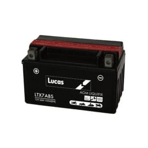 LUCAS 12V SEALED MOTORCYCLE BATTERY WITH ACID PACK