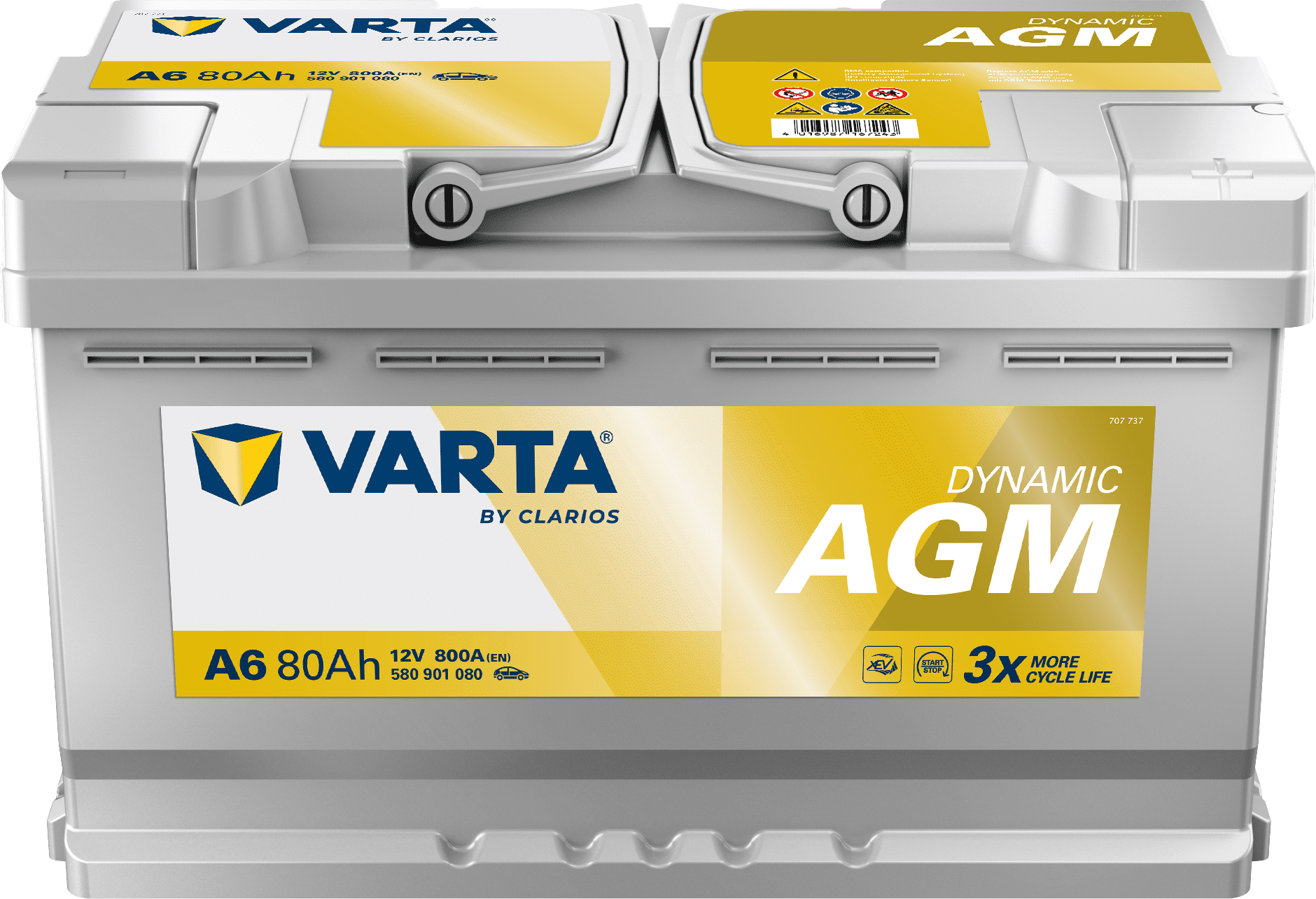 VARTA START STOP AGM 580901080