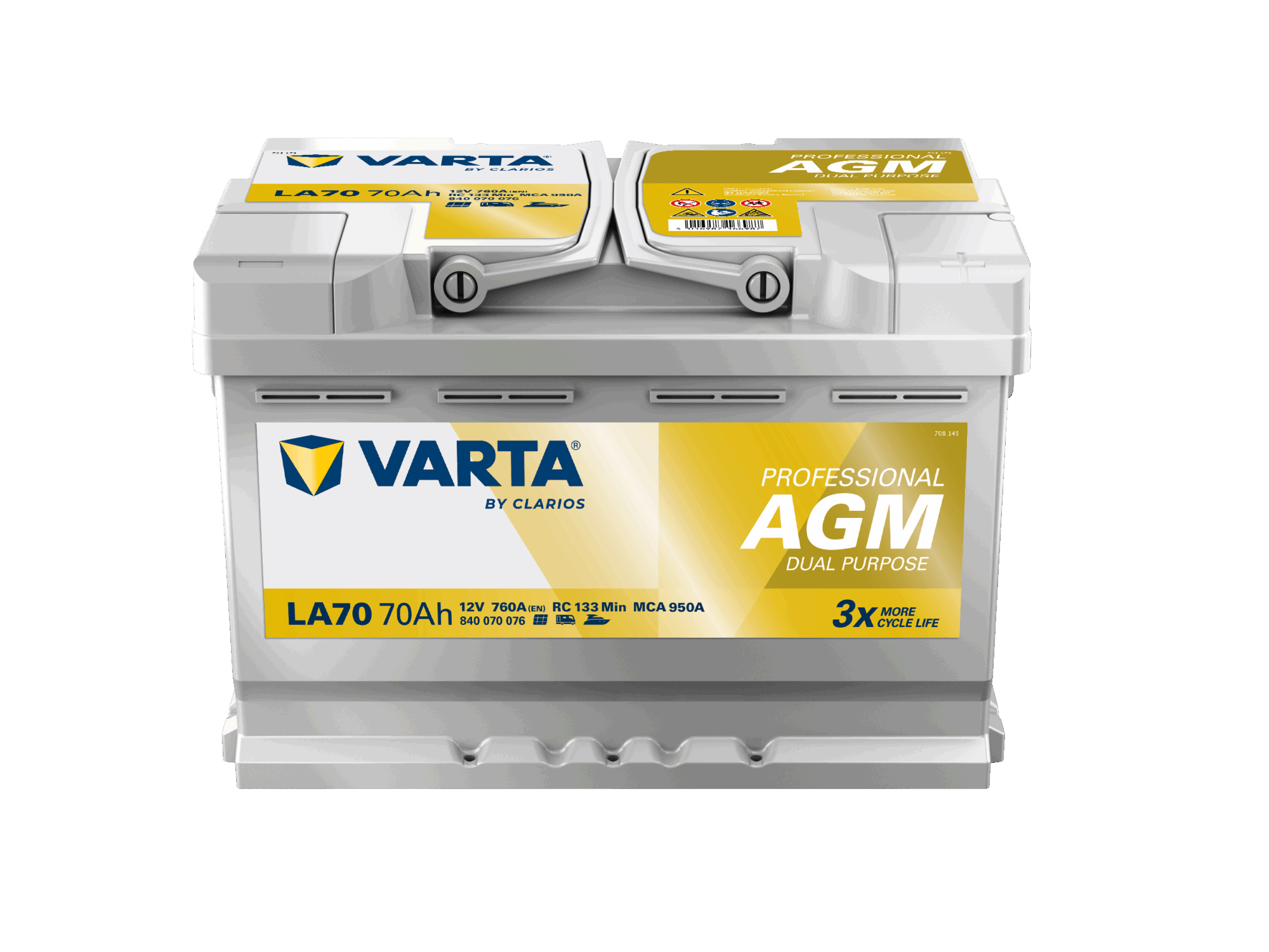 VARTA PROFESSIONAL DUAL PURPOSE AGM 840070076