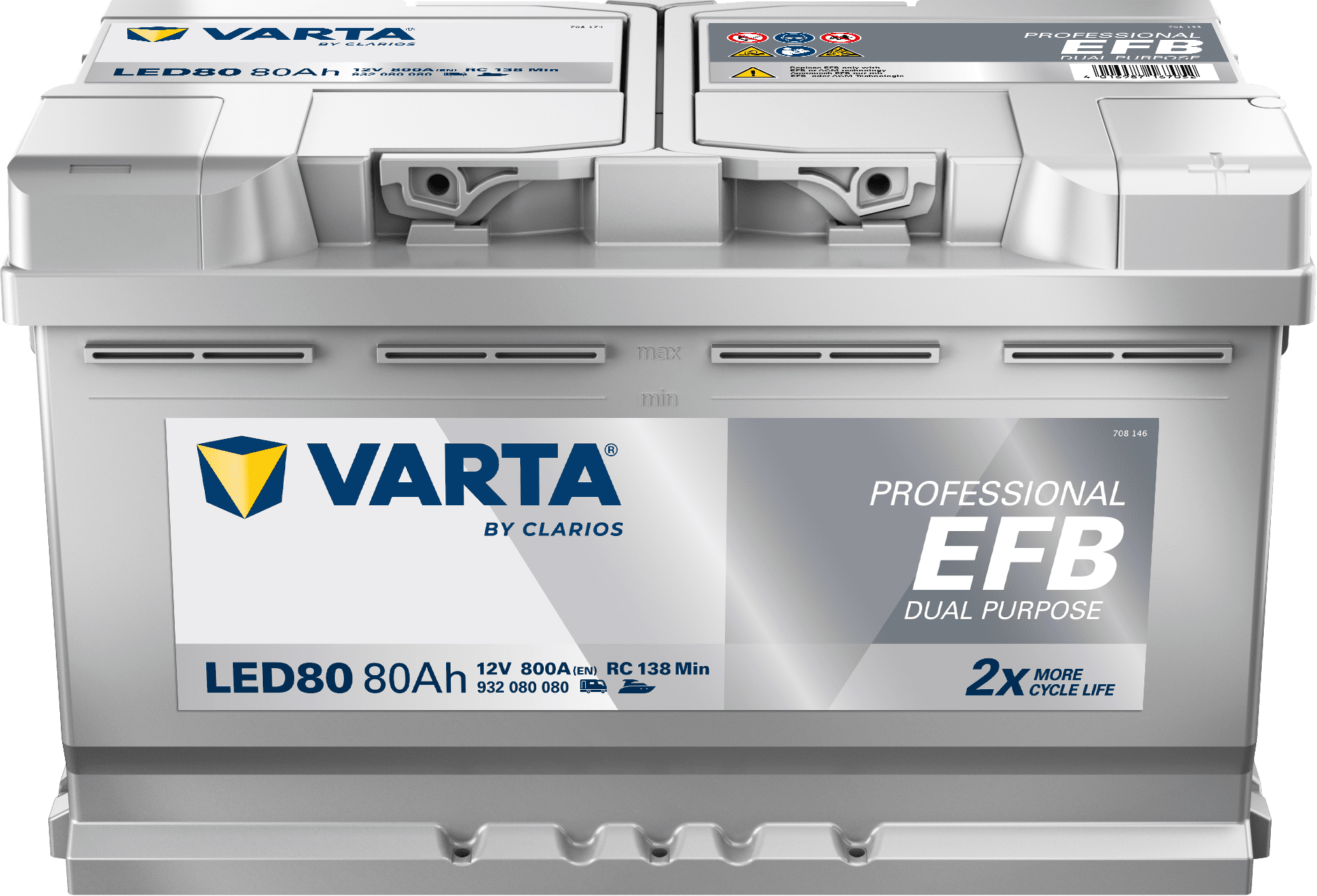 VARTA PROFESSIONAL DUAL PURPOSE EFB 930080080
